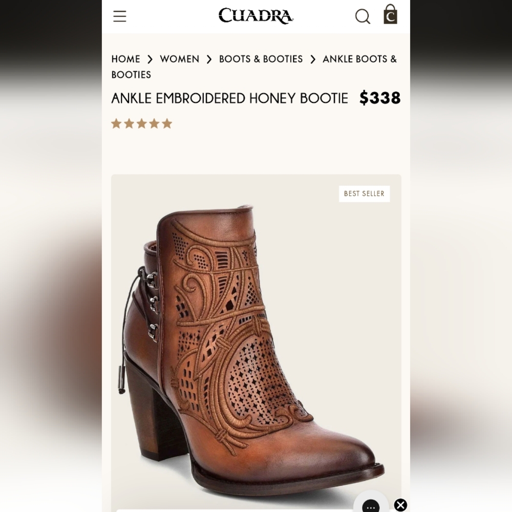 Cuadra Ankle Bootie size 8